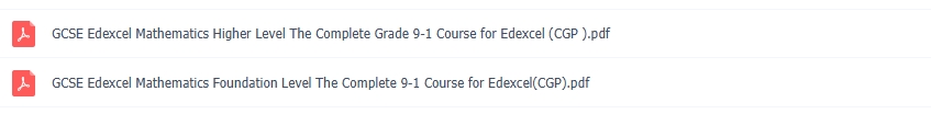 英国考纲数学教材CGP GCSE Edexcel Mathematics 系列