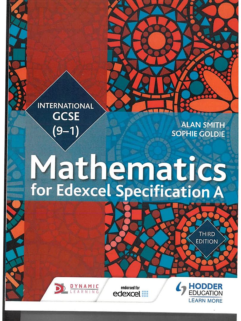 Edexcel国际GCSE数学高阶教材与练习册International GSCE (9-1) Mathematics for Edexcel Specification A