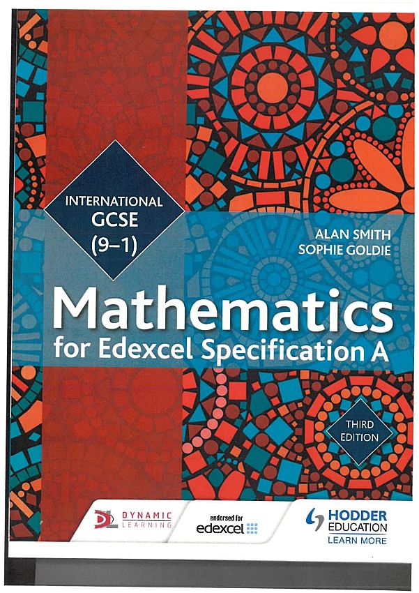 Edexcel国际GCSE数学高阶教材与练习册International GSCE (9-1) Mathematics for Edexcel Specification A