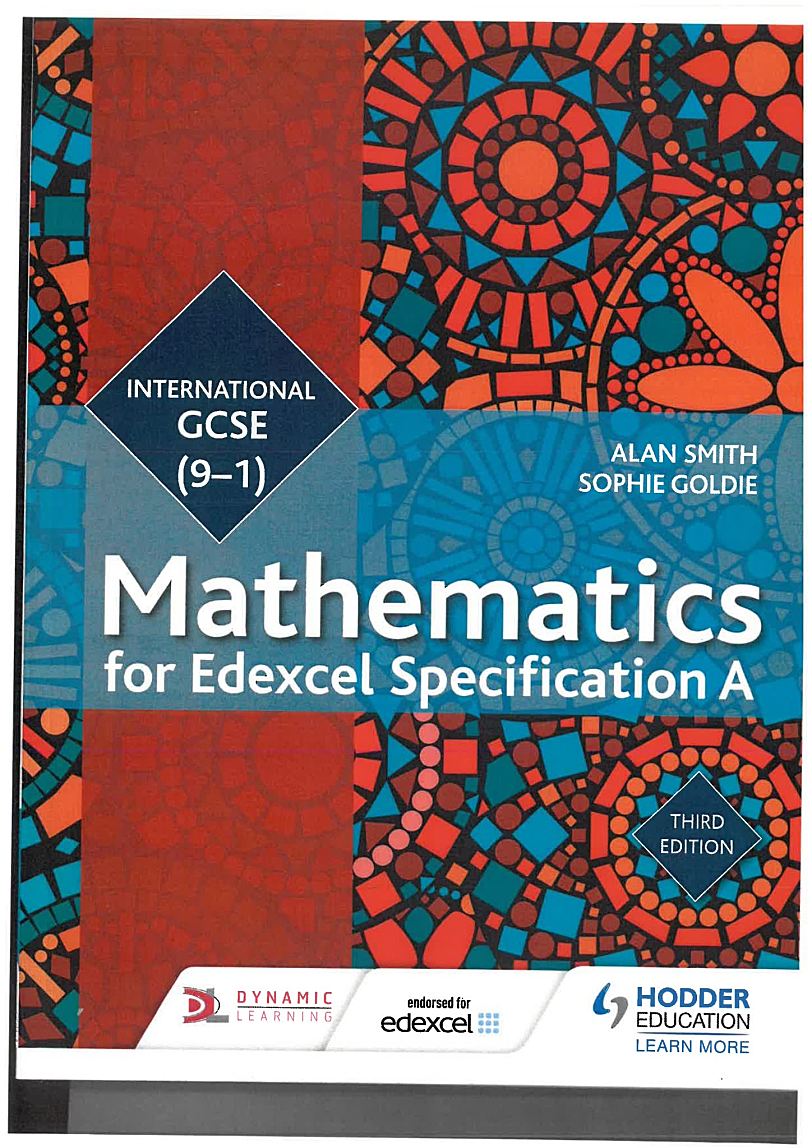 Edexcel国际GCSE数学高阶教材与练习册International GSCE (9-1) Mathematics for Edexcel Specification A