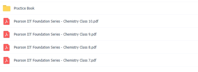 培生中学化学教材Pearson IIT Foundation Chemistry