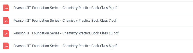 培生中学化学教材Pearson IIT Foundation Chemistry