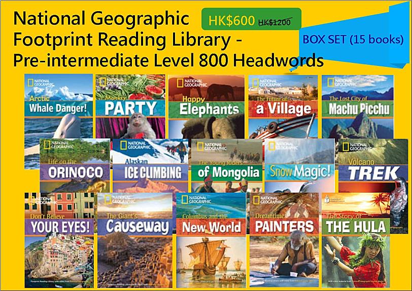 国家地理初级读物Footprint Reading Library level1 A2 800headwords