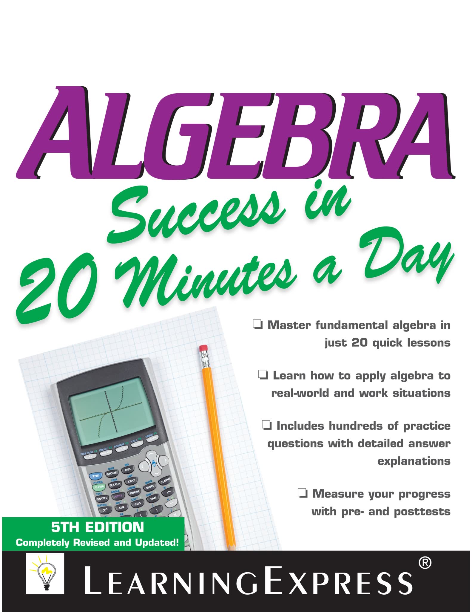 Algebra Success in 20 Minutes a Day轻松掌握代数核心