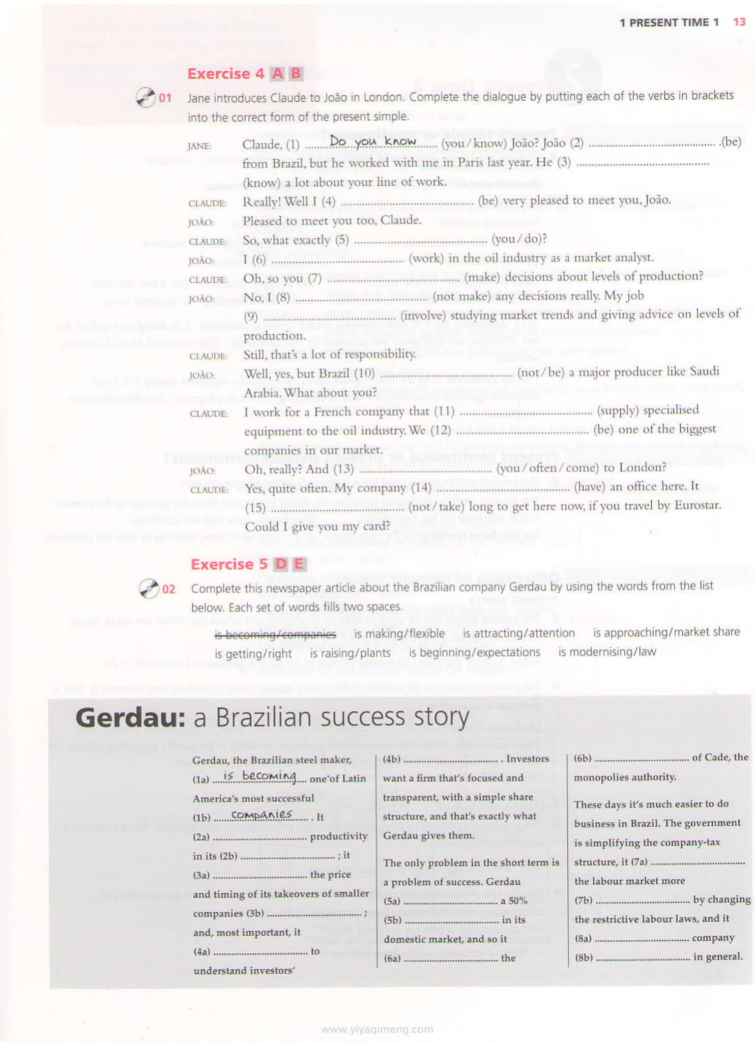 中高阶职场英语语法教材Macmillan Business Grammar Builder