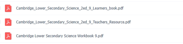 剑桥中学科学教材Cambridge Lower Secondary Science