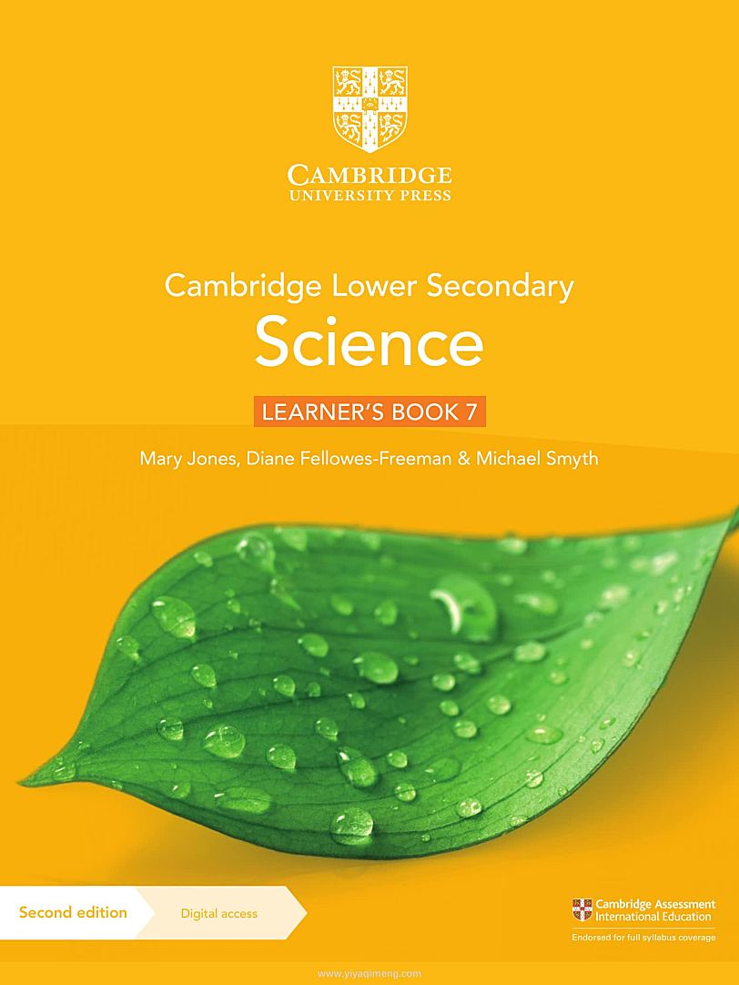 剑桥中学科学教材Cambridge Lower Secondary Science