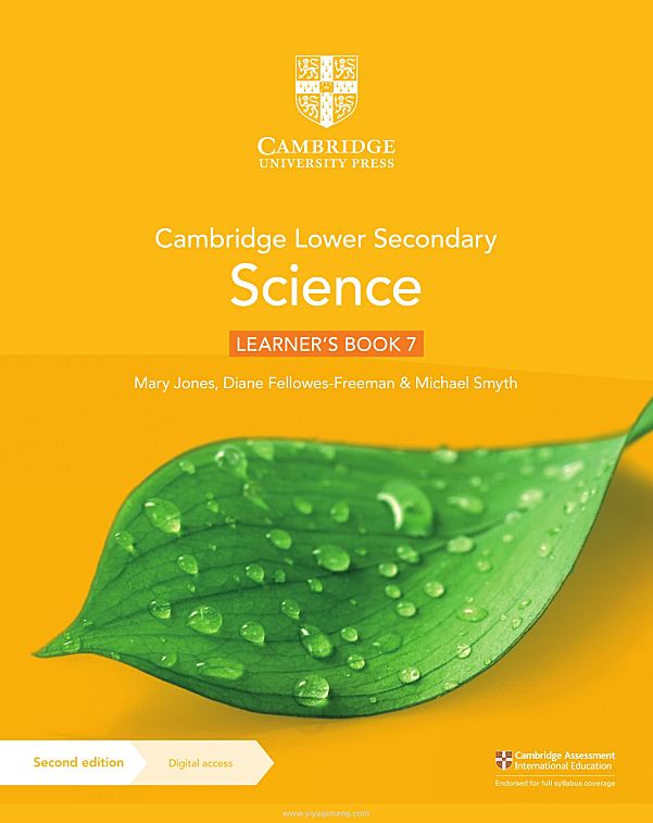 剑桥中学科学教材Cambridge Lower Secondary Science