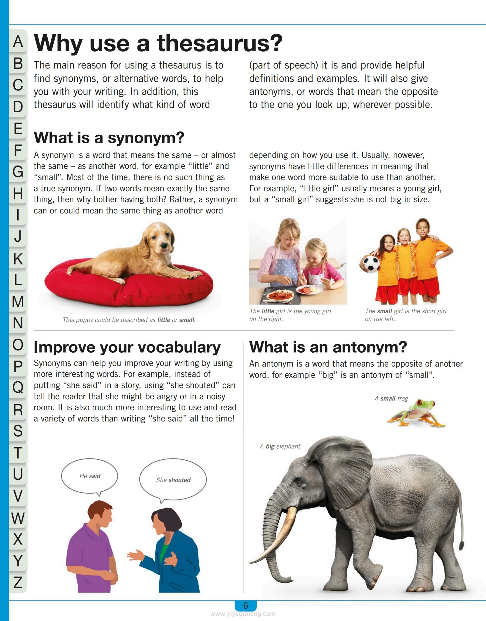 儿童图解同义词词典DK Children’s Illustrated Thesaurus