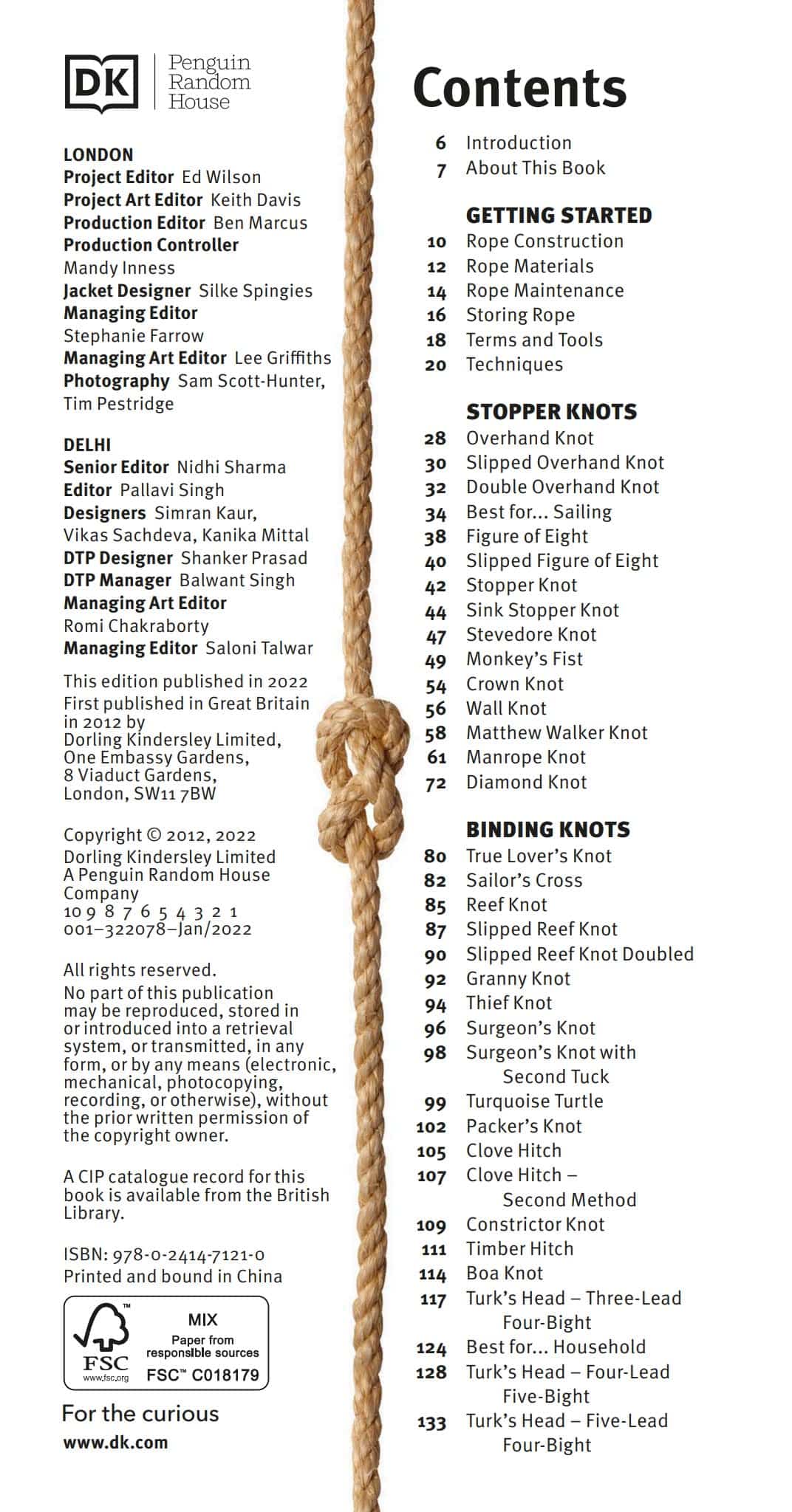 DK Knots Step by Step 动手也动脑的绳结艺术百科