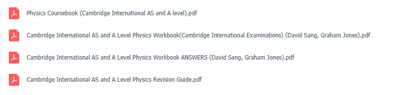 剑桥AS与A Level物理教材Cambridge International AS & A Level Physics