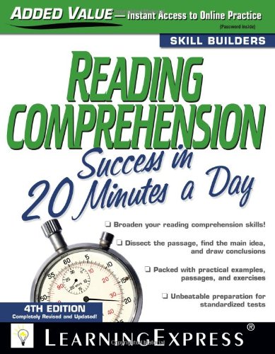 Reading Comprehension Success in 20 Minutes a Day阅读技能训练手册