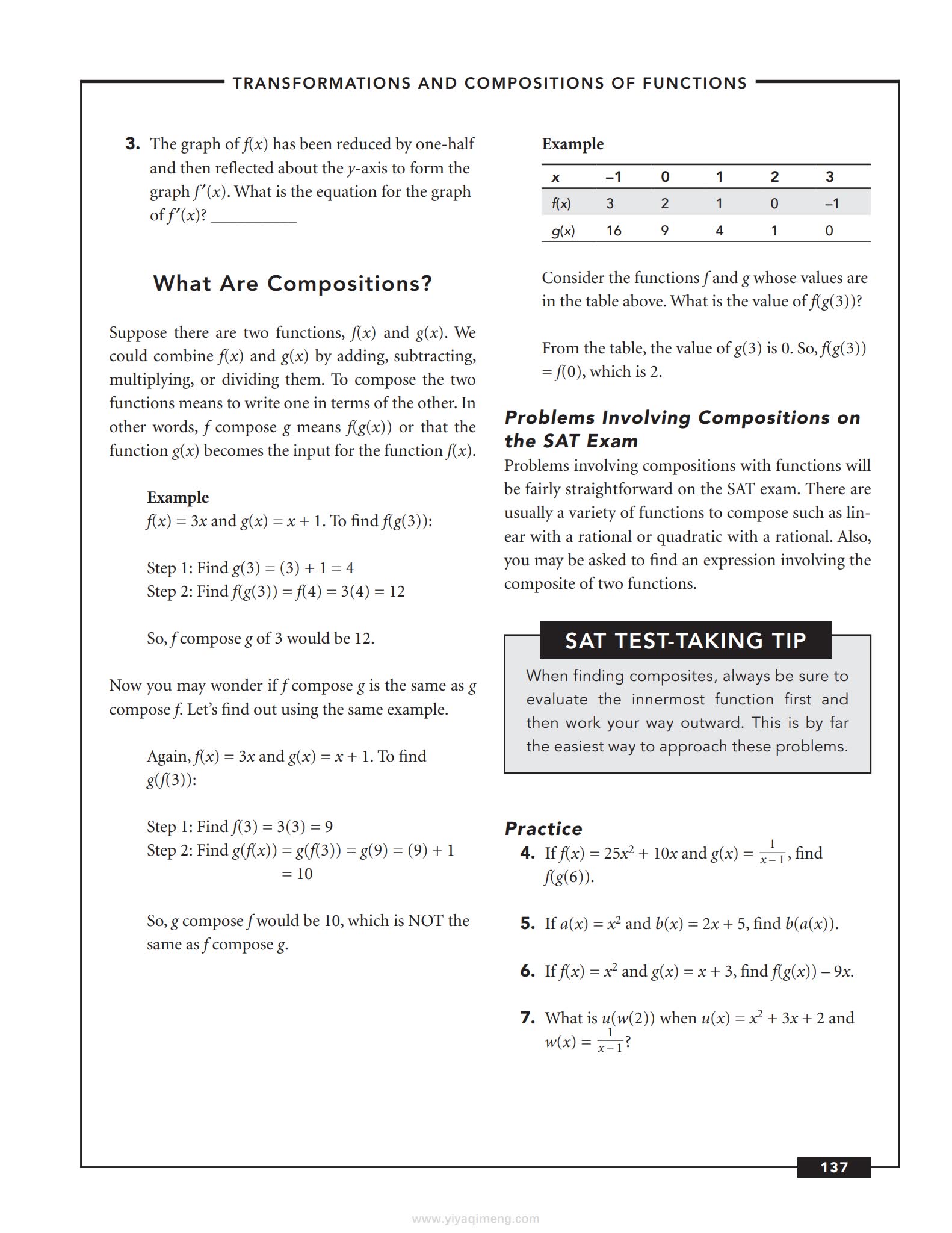 SAT Math Success in 20 Minutes a DaySAT数学成功20分钟