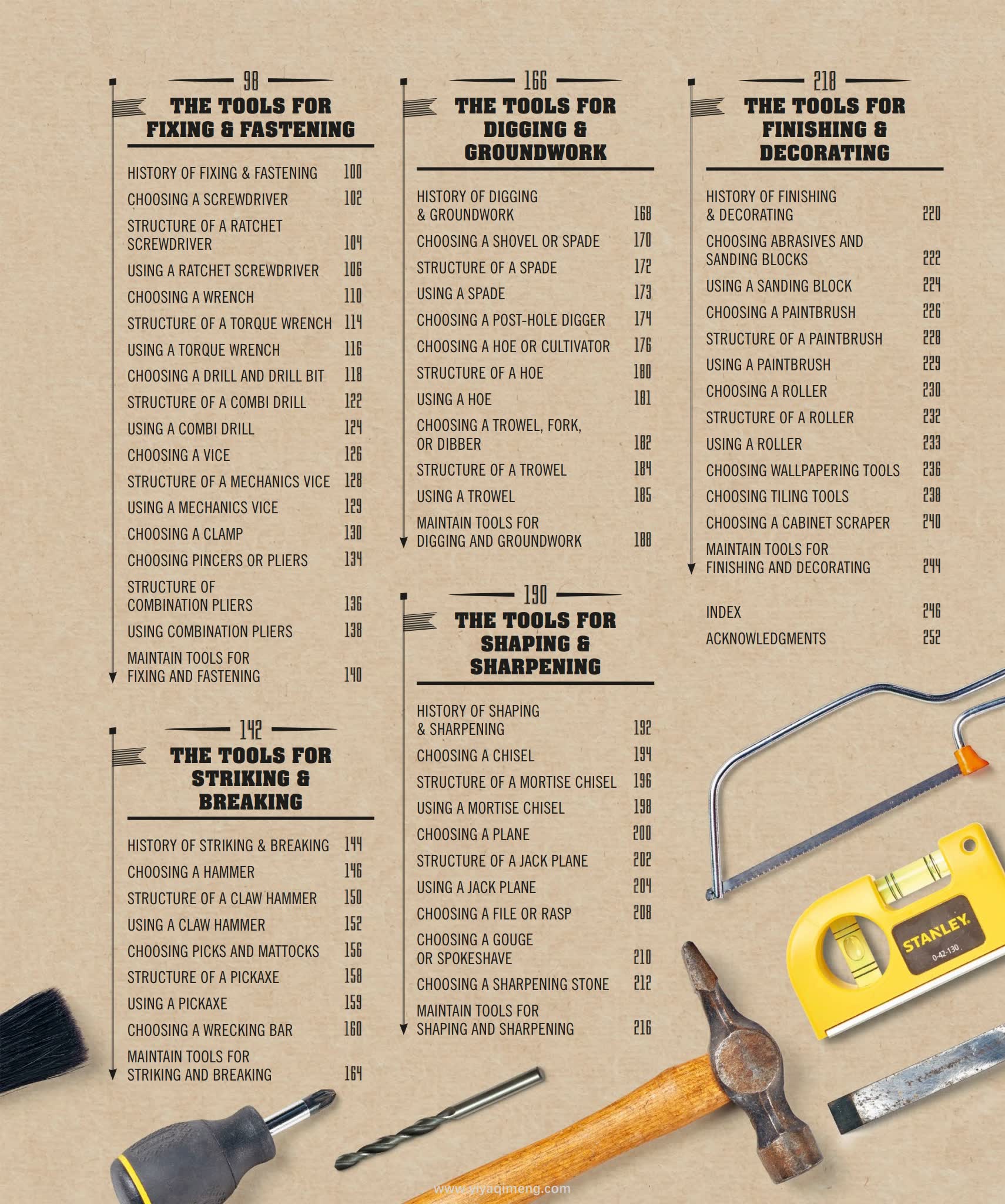 工具百科全书DK The Tool Book A Tool-Lover’s Guide to Over 200 Hand Tools Choose - Use