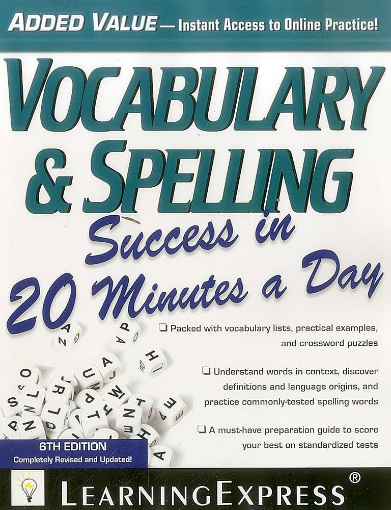 Vocabulary and Spelling Success in 20 Minutes a Day每天20分钟提升英语词汇能力