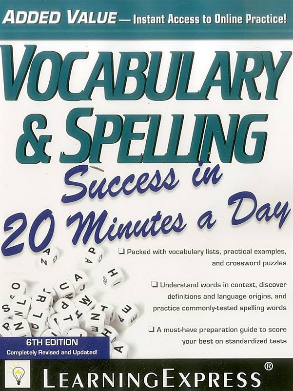 Vocabulary and Spelling Success in 20 Minutes a Day每天20分钟提升英语词汇能力