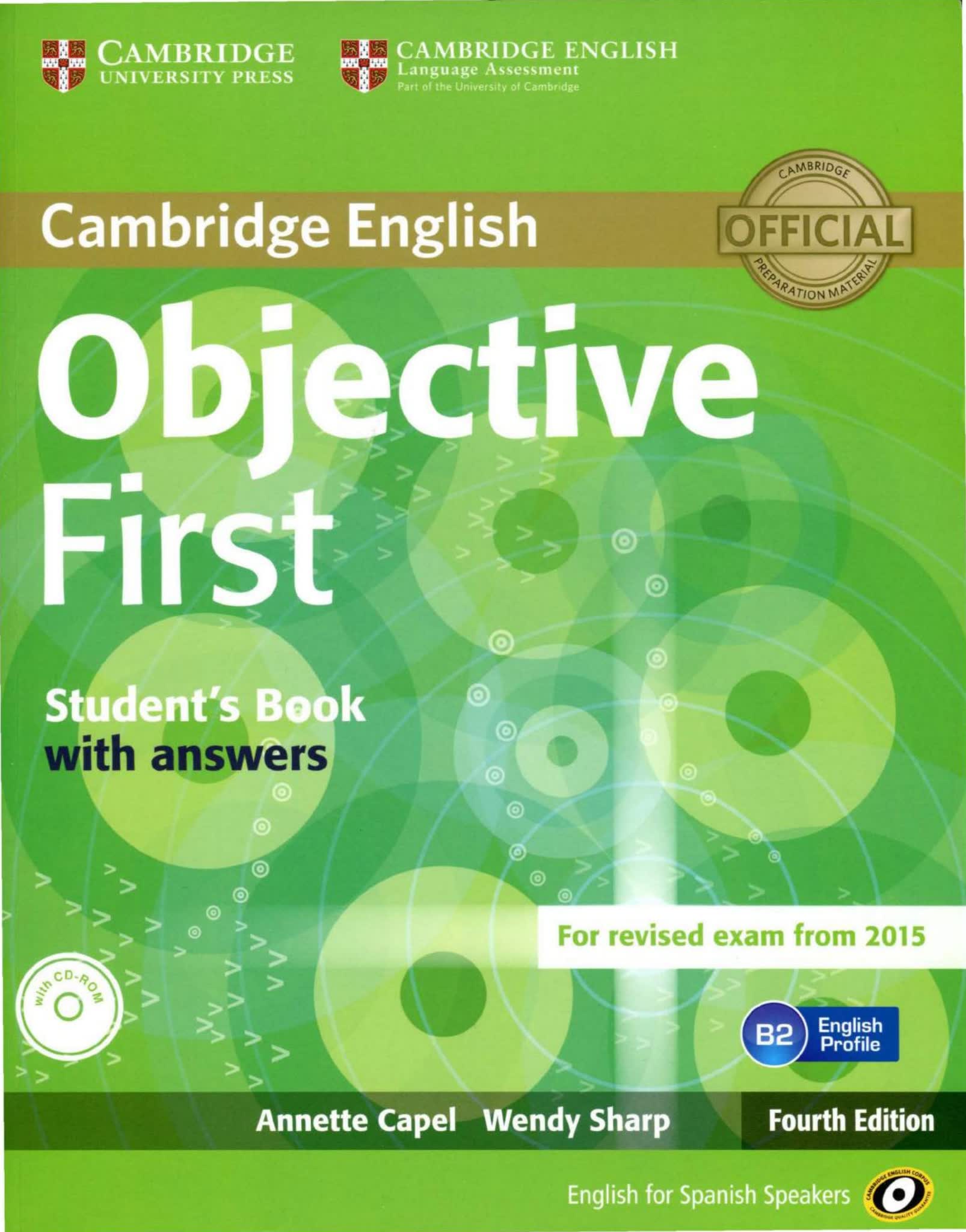 《Cambridge Objective First》备考剑桥B2 First(FCE)