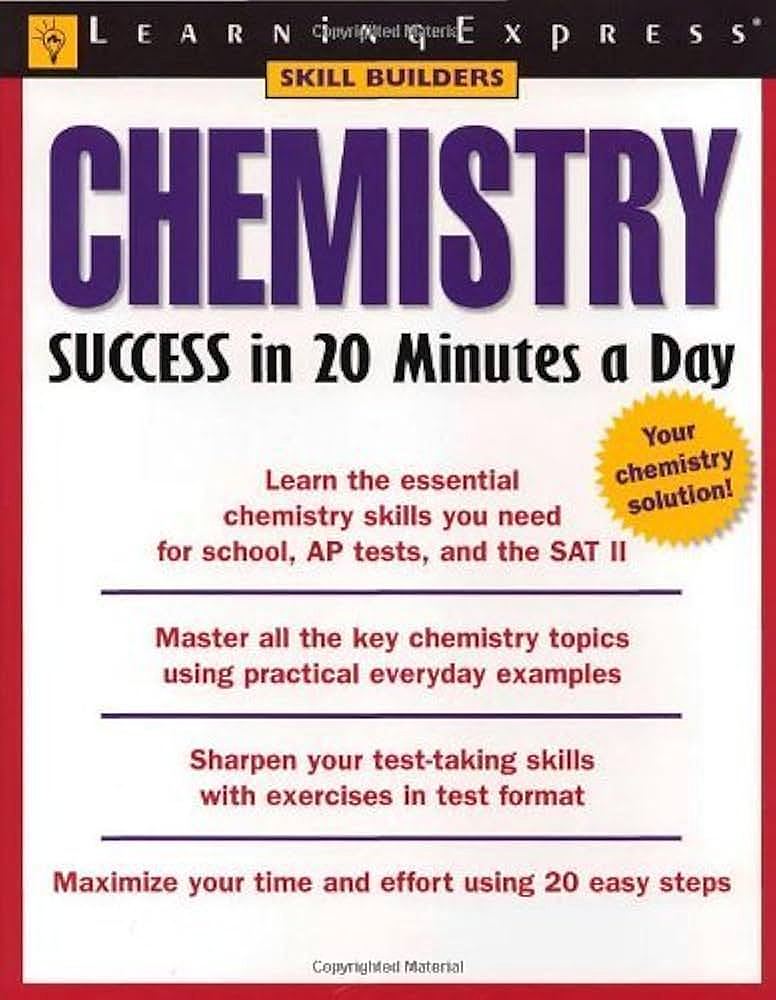 化学入门教材CHEMISTRY SUCCESS in 20 Minutes a Day