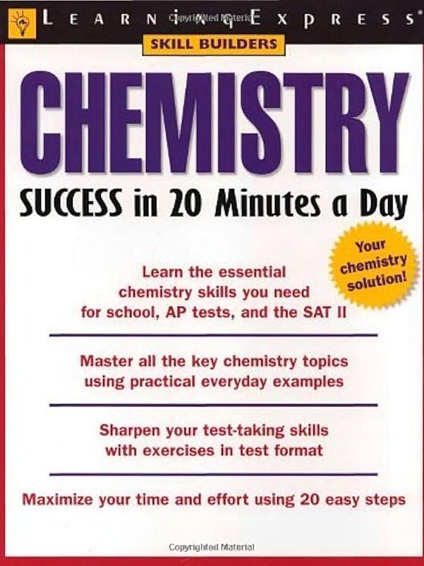 化学入门教材CHEMISTRY SUCCESS in 20 Minutes a Day