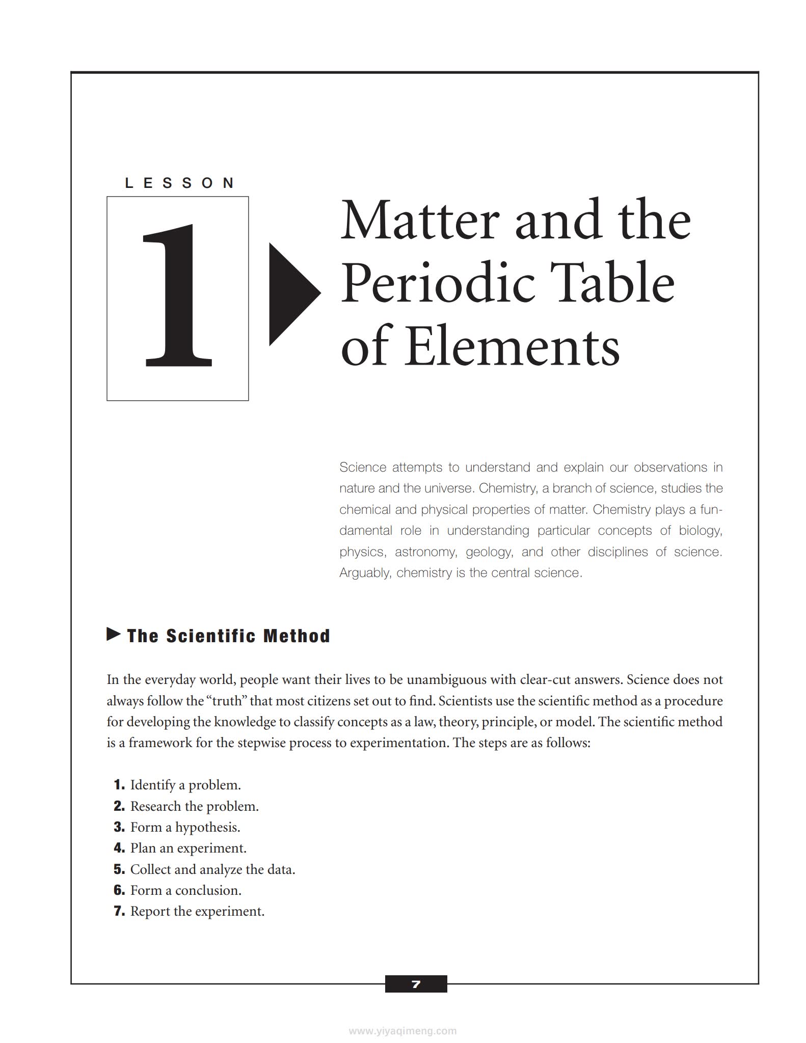 化学入门教材CHEMISTRY SUCCESS in 20 Minutes a Day