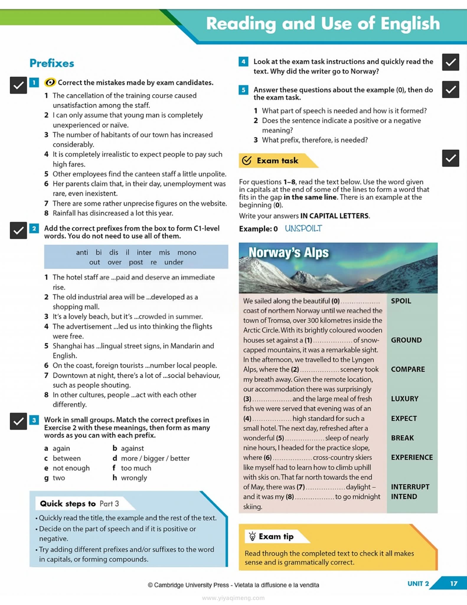 Compact Cambridge English Advanced高效备考 CAE C1 Advanced考试