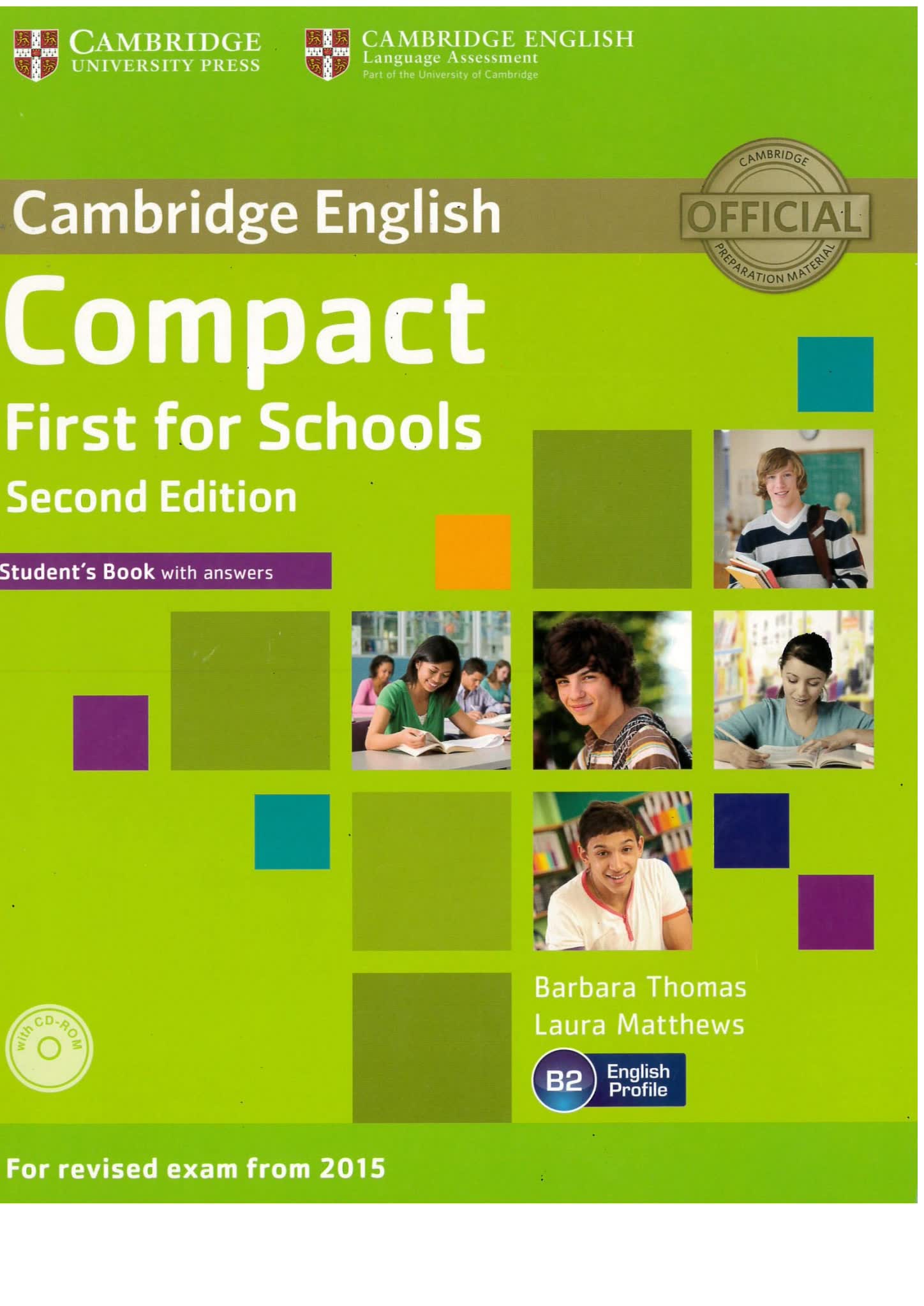 Compact First for Schools第二版 剑桥英语B2考试备考教材 电子版PDF 百度云网盘下载
