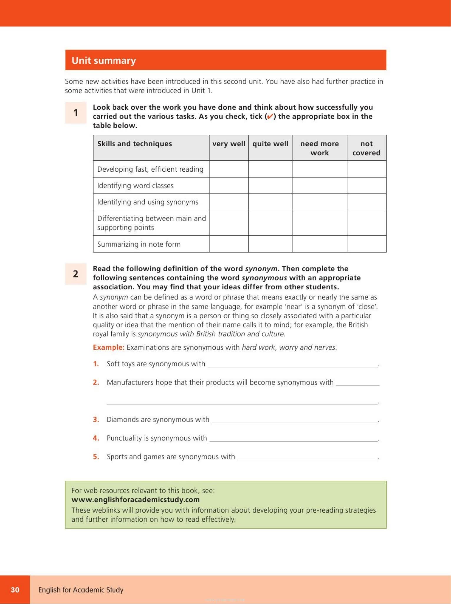 Garnet《English for Academic Study》教材