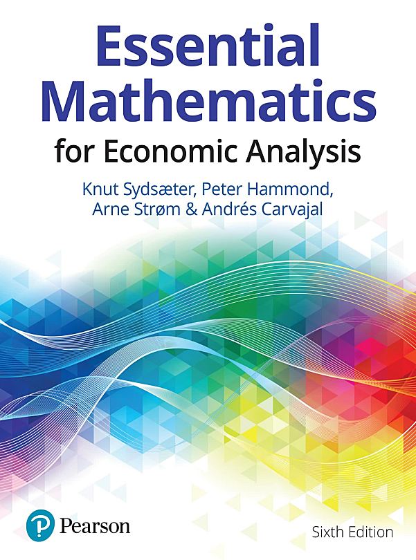 培生Essential Mathematics for Economic Analysis经济分析基础数学