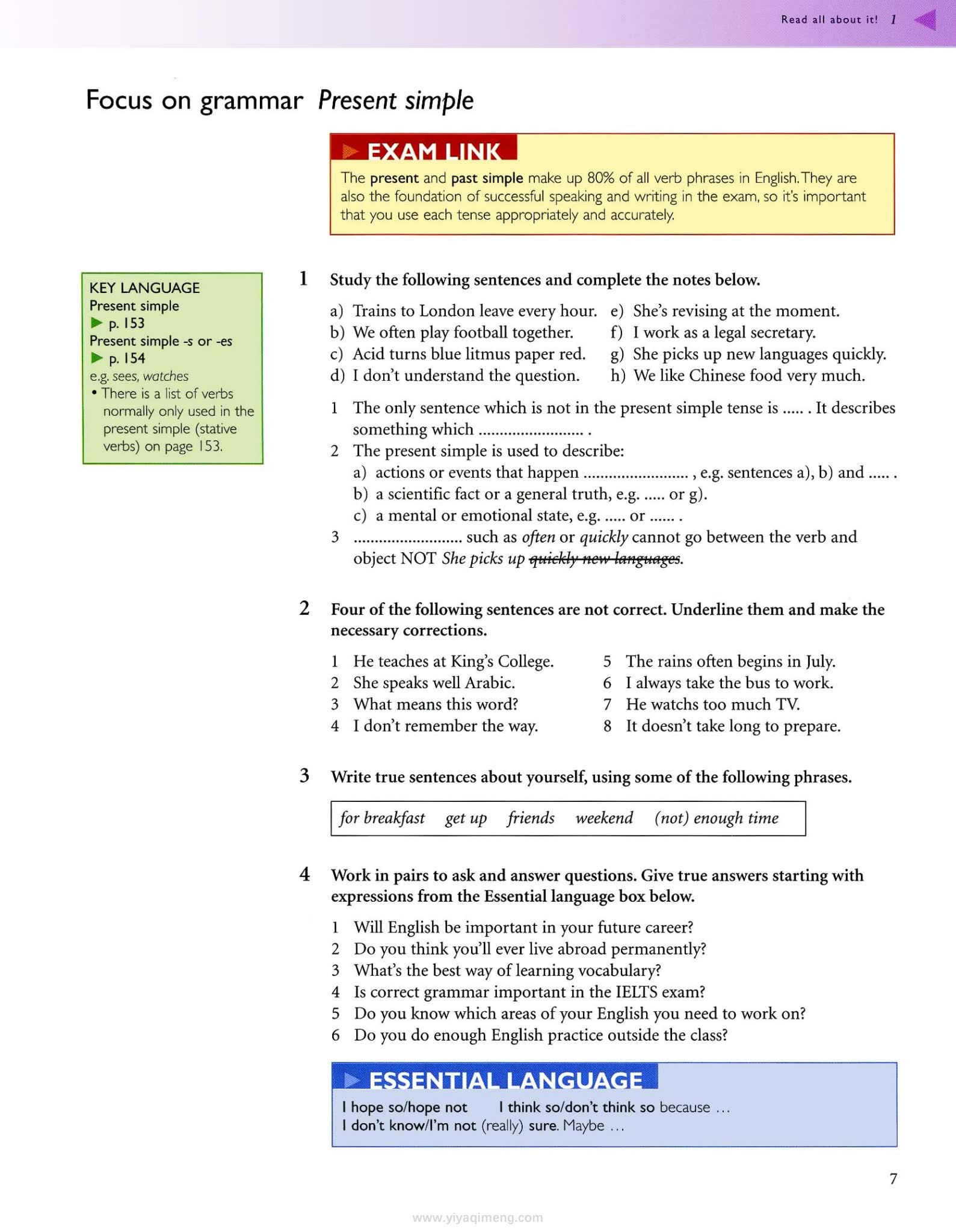 Longman Focus on IELTS 系列教材 从基础到高分系统备考