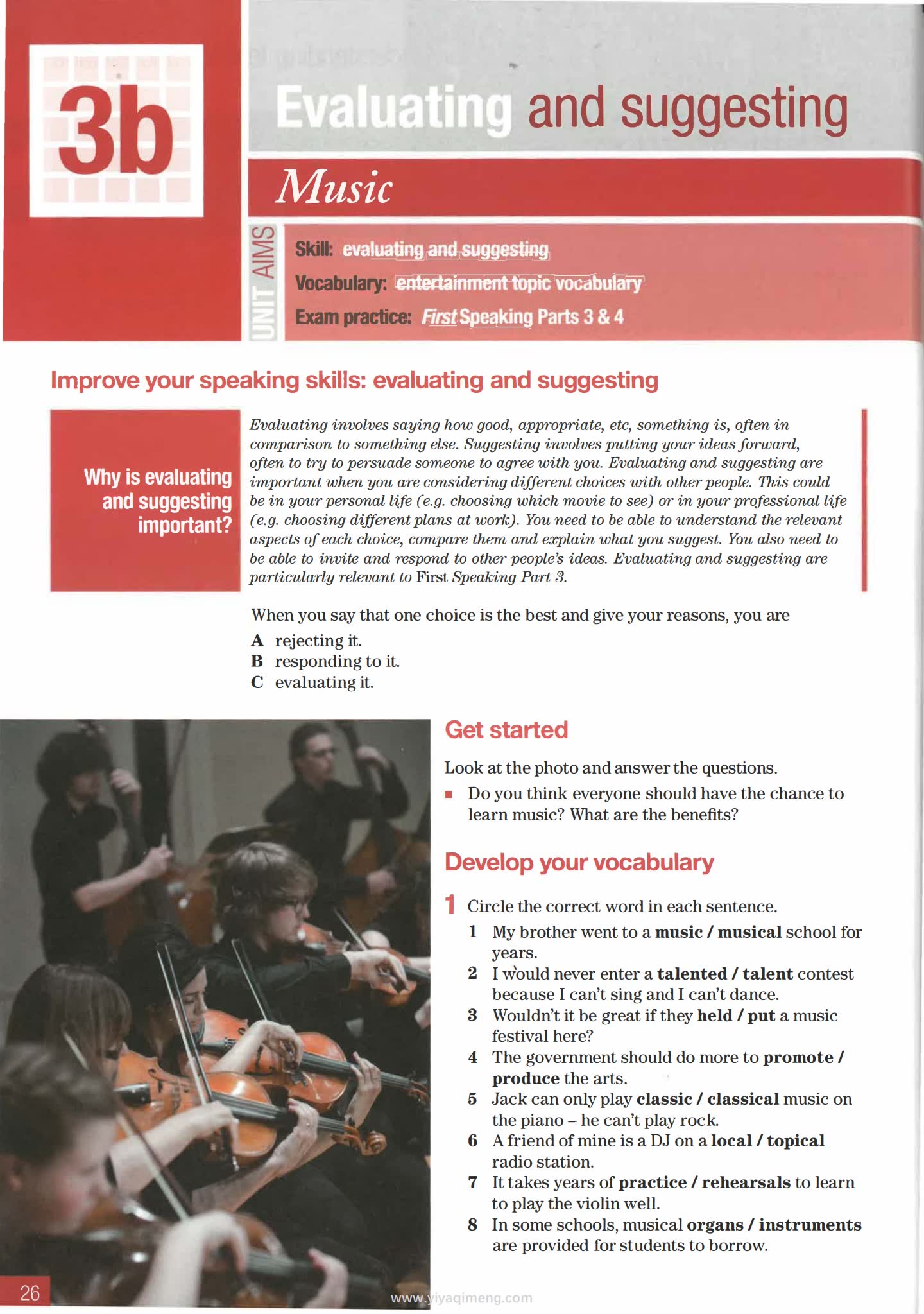 《Improve your Skills for First》教材 备考剑桥英语FCE B2 First