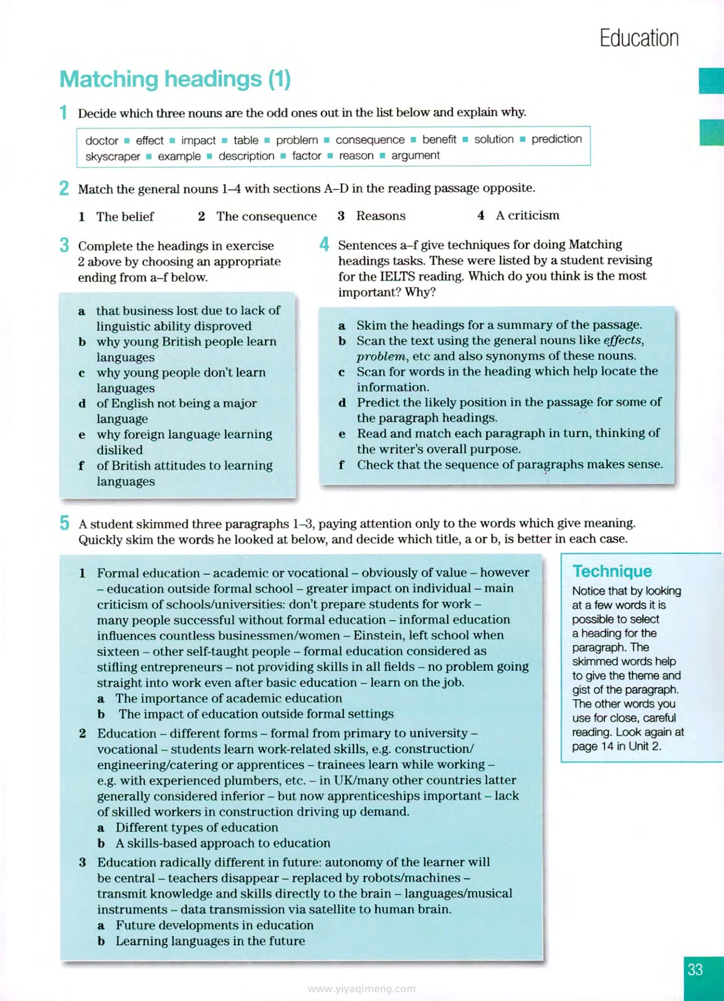 Macmillan Improve your Skills for IELTS 按分数段分册训练