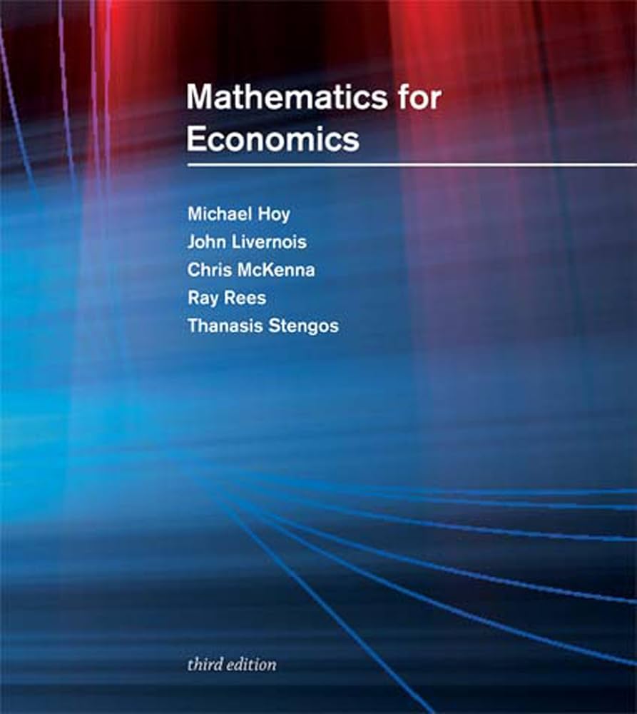 经济数学Mathematics for Economics教材 英文第三版