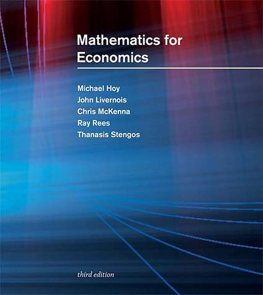 经济数学Mathematics for Economics教材 英文第三版