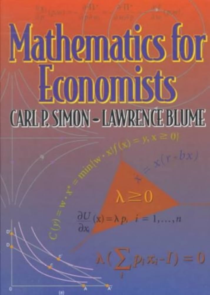 《Mathematics for Economists》经典经济数学教材