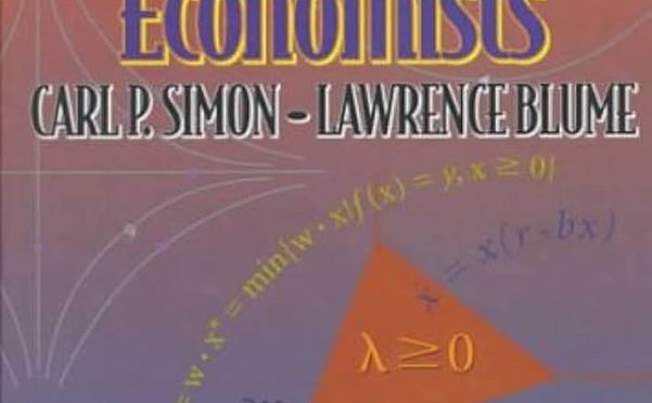 《Mathematics for Economists》经典经济数学教材