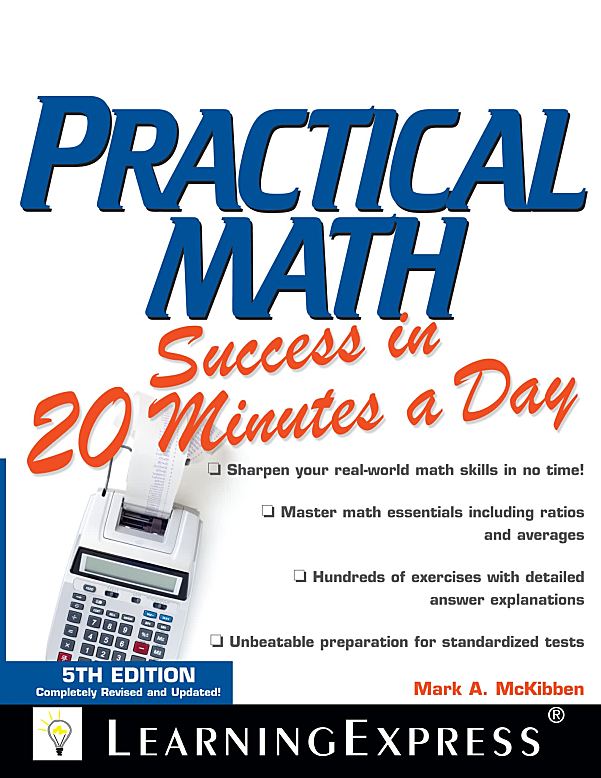 实用应用数学教材Practical Math Success in 20 Minutes a Day