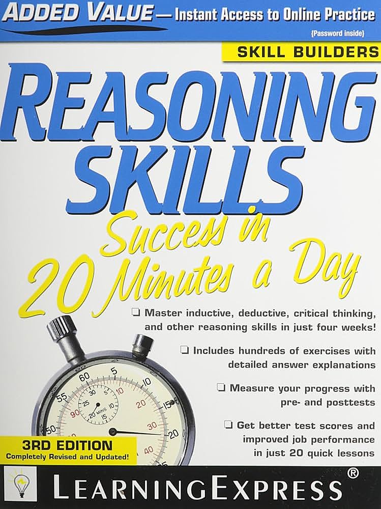 Reasoning Skills Success in 20 Minutes a Day每天20分钟打造逻辑思维力