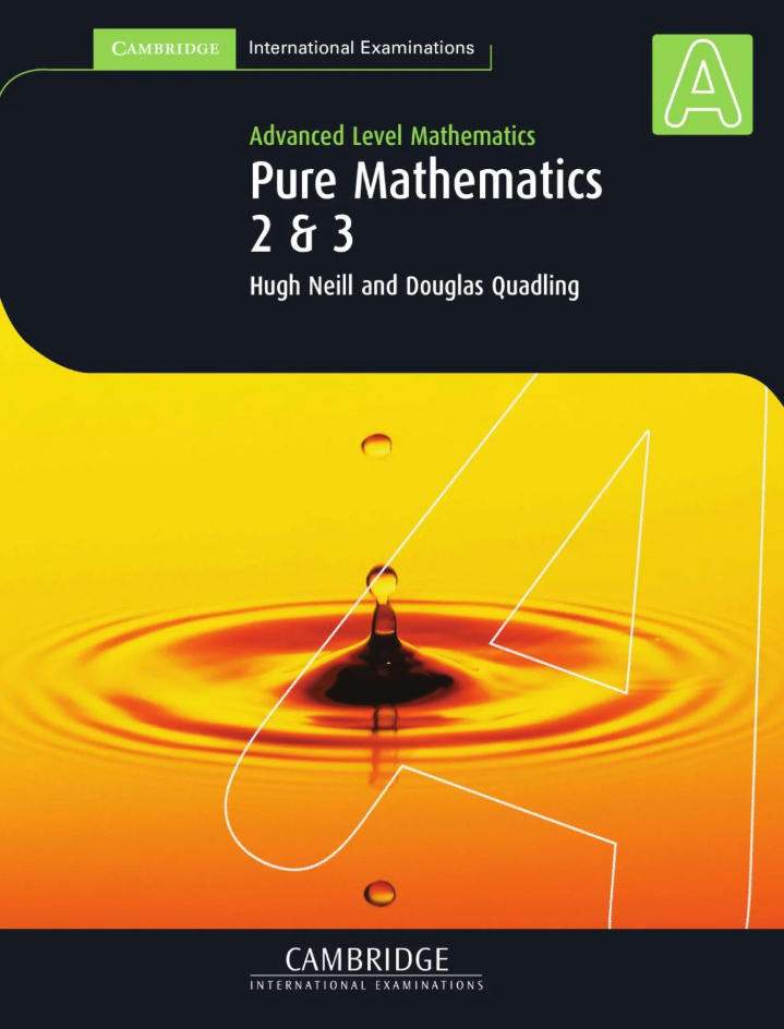 剑桥Advanced Level Mathematics: Pure Mathematics教材