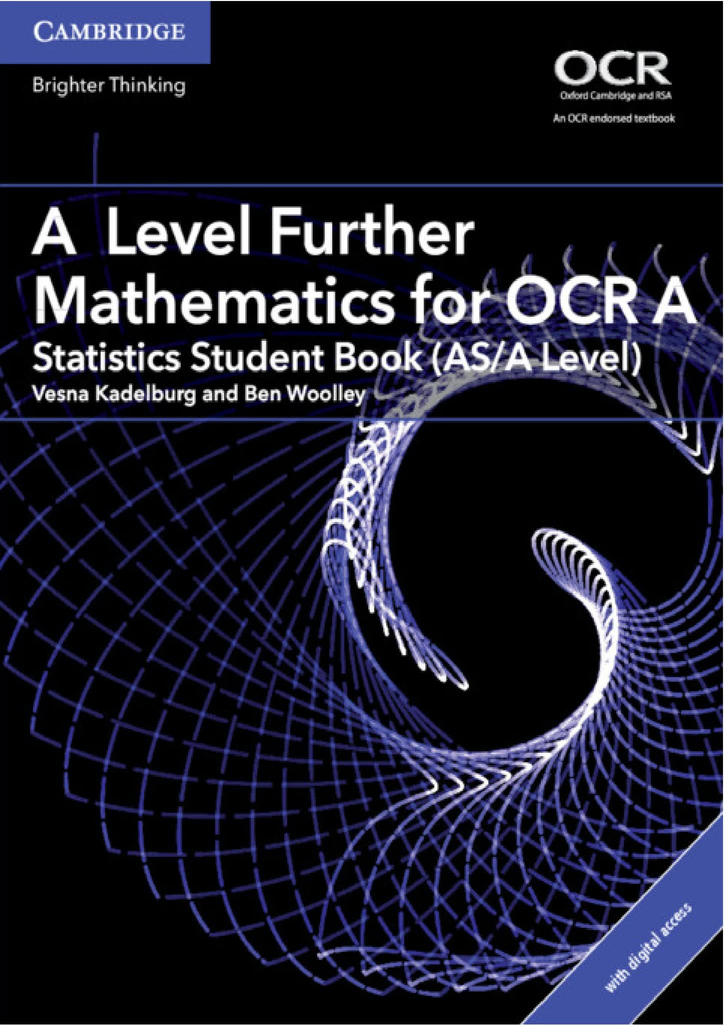 Cambridge A Level Further Mathematics for OCR A 数学系列教材