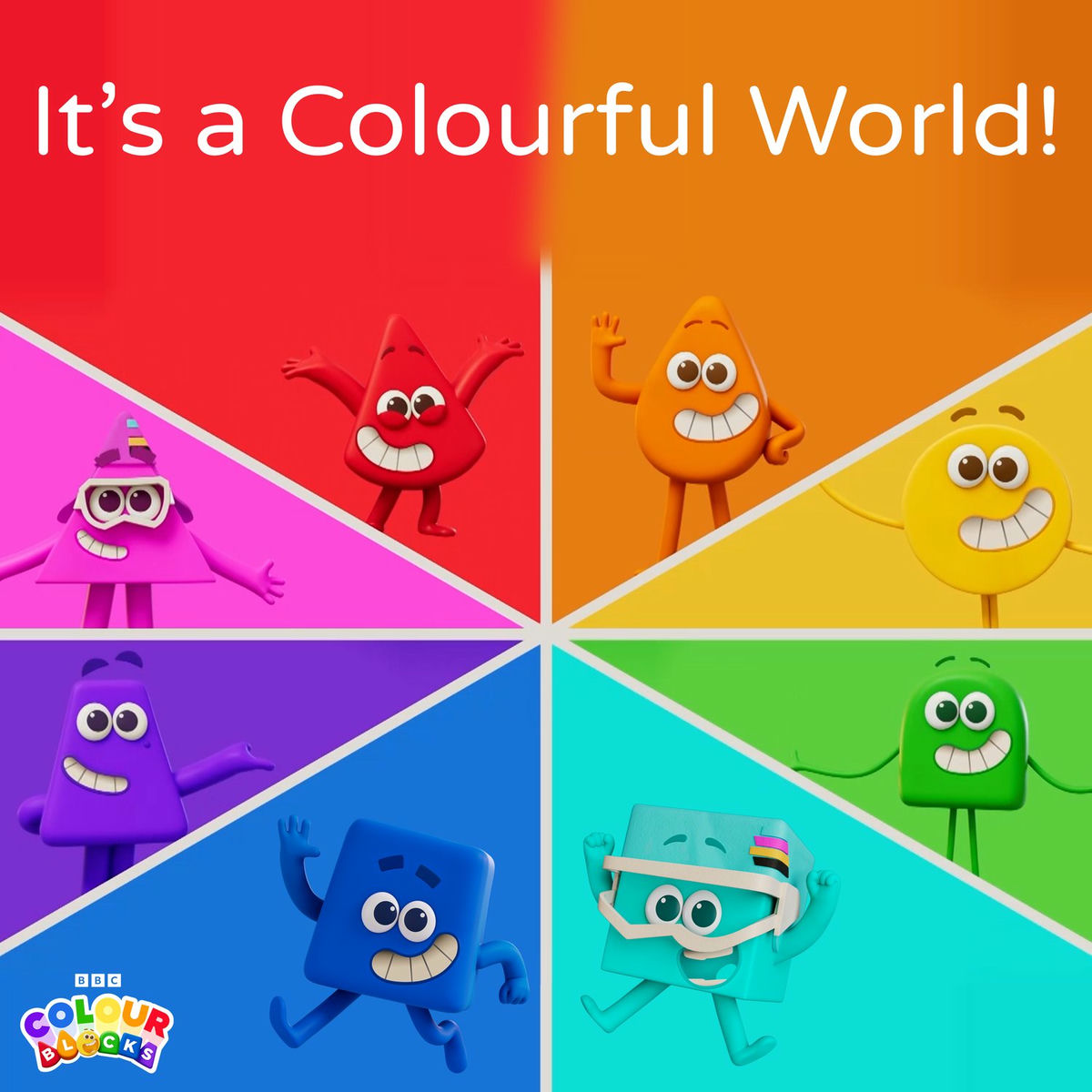 《Colourblocks颜色积木》BBC英语启蒙动画片 全2季共44集