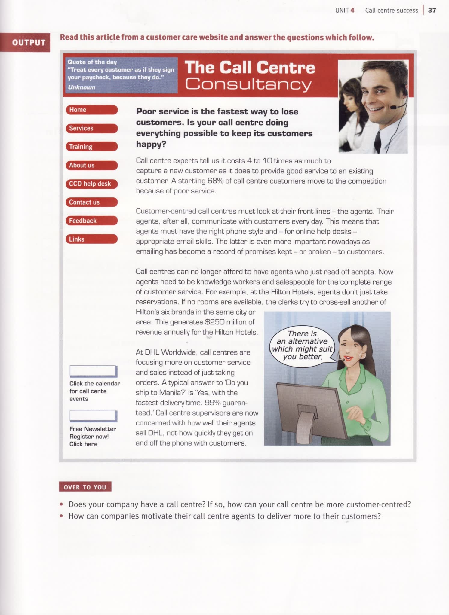 牛津English for Customer Care 客户服务行业英语入门教材