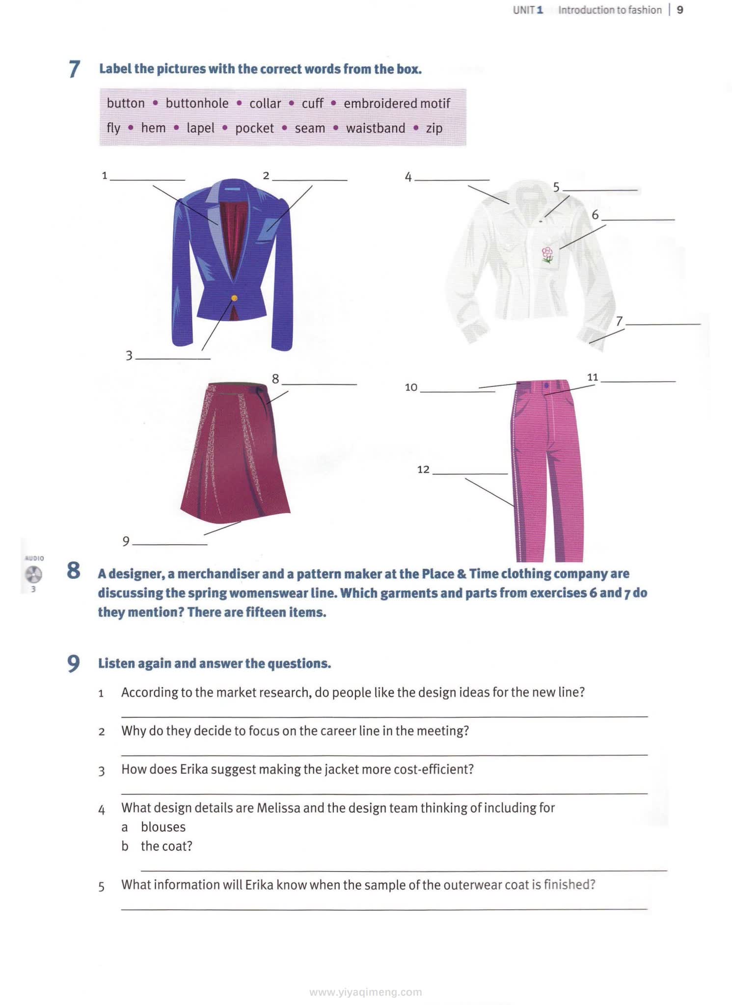 时尚英语入门教材 牛津English for the Fashion Industry