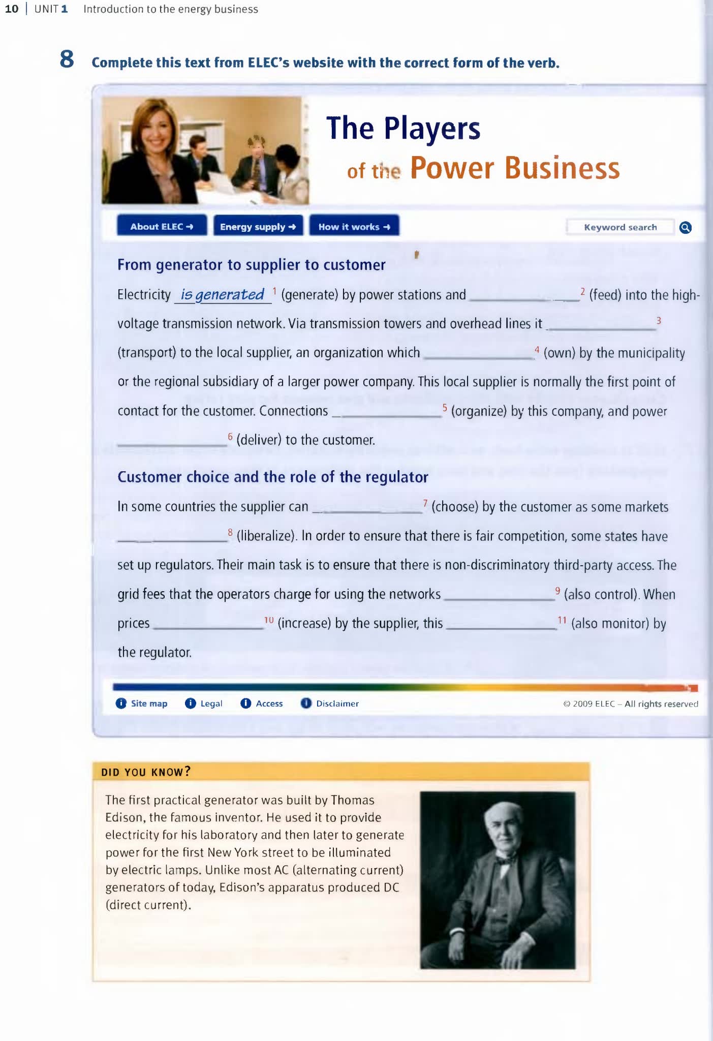 牛津English for the Energy Industry 能源行业英语教材