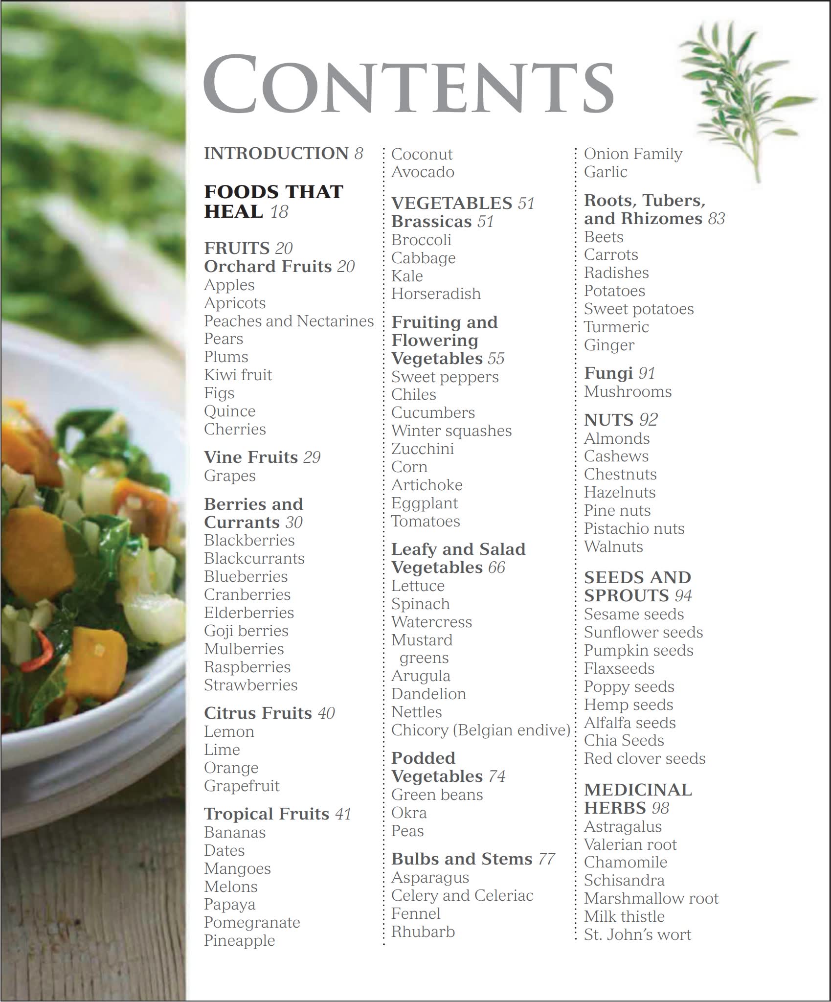 Healing Foods: Eat Your Way to a Healthier Life 用食物激活自愈力