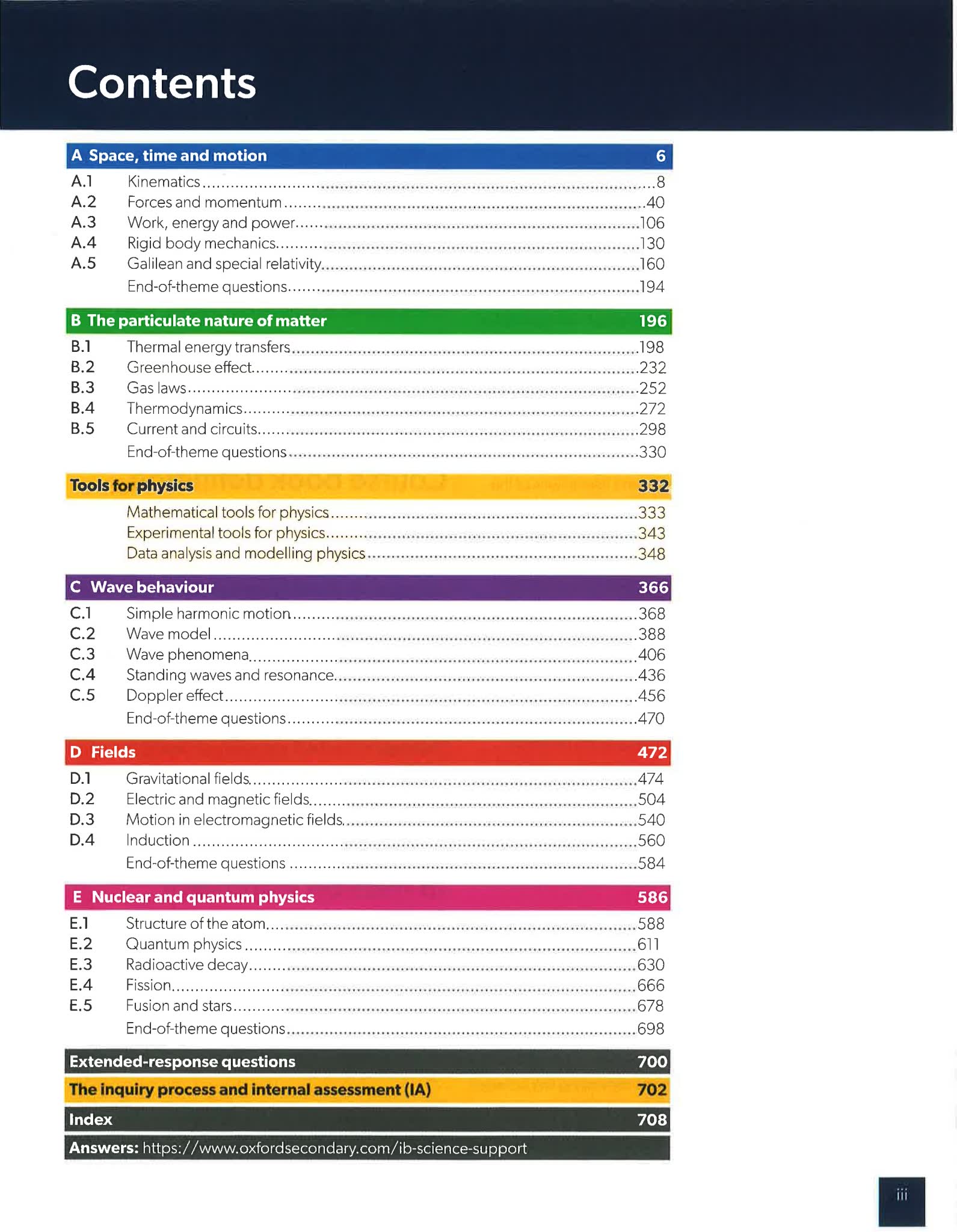 Oxford IB Diploma Programme Physics物理学教材