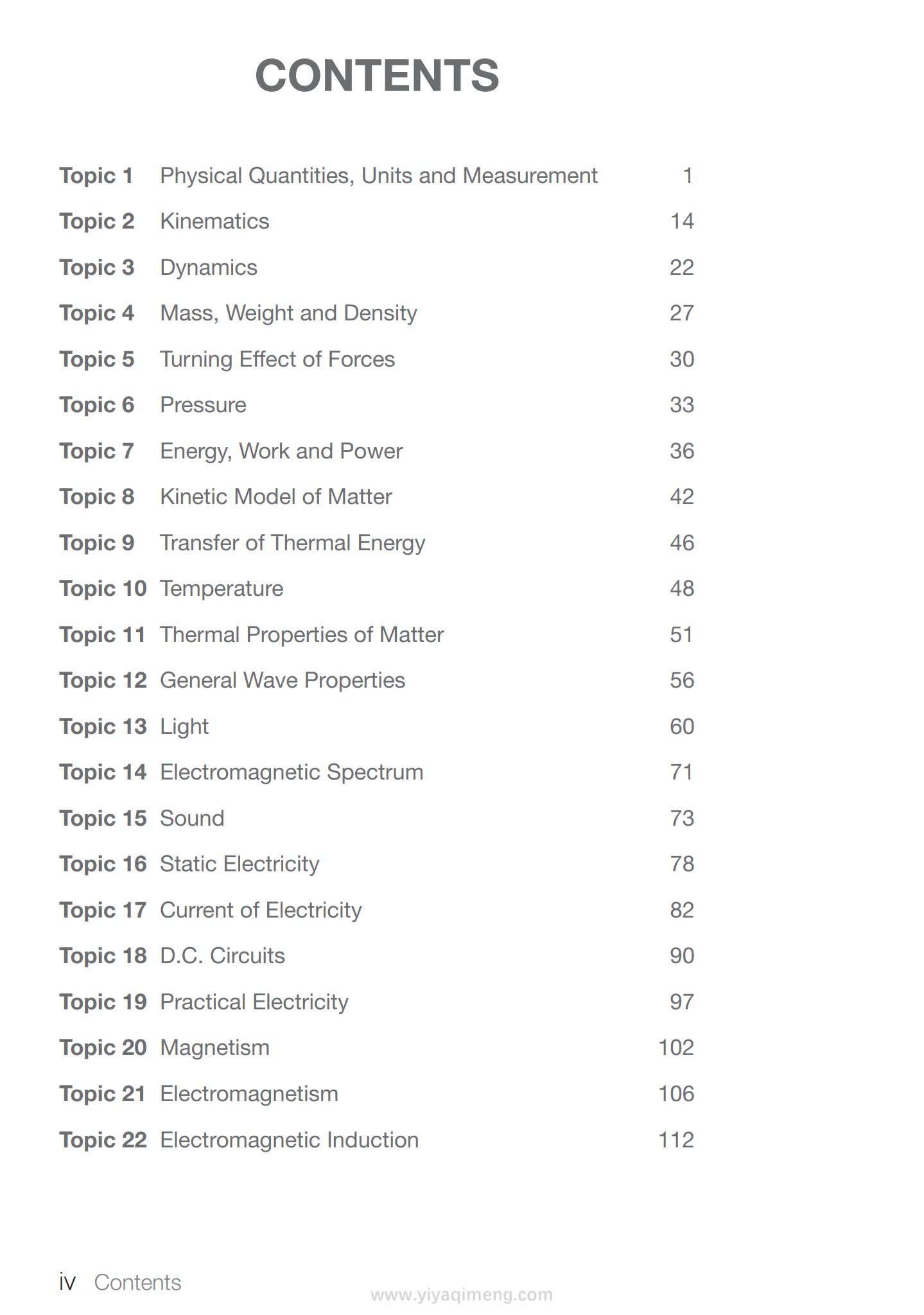 Topical Revision Notes Physics O Level 新加坡物理复习书