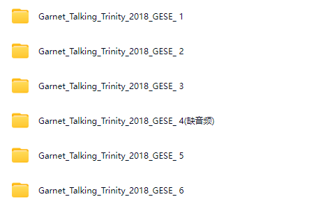 Trinity GESE考试口语教材 Garnet Talking Trinity 2018 GESE
