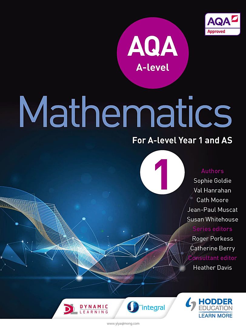 Hodder AQA A Level Mathematics for A Level英国A Level数学教材