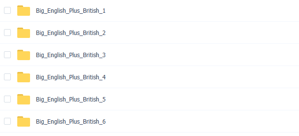 培生Big English Plus British Edition少儿英语教材