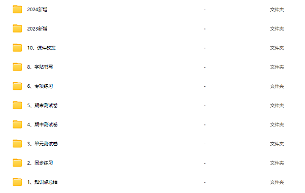 小学一年级英语、数学、语文学习资料免费下载